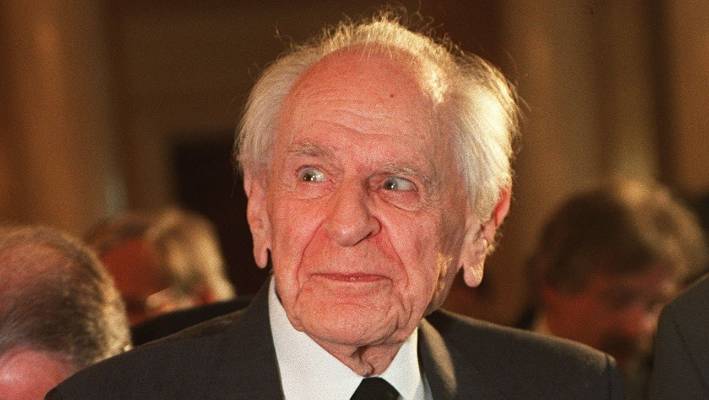 Il filosofo Karl Popper