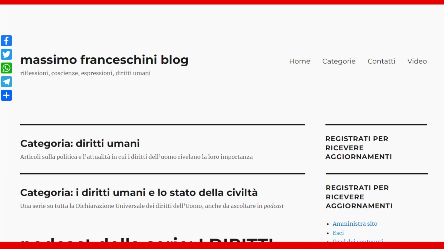 massimo franceschini blog